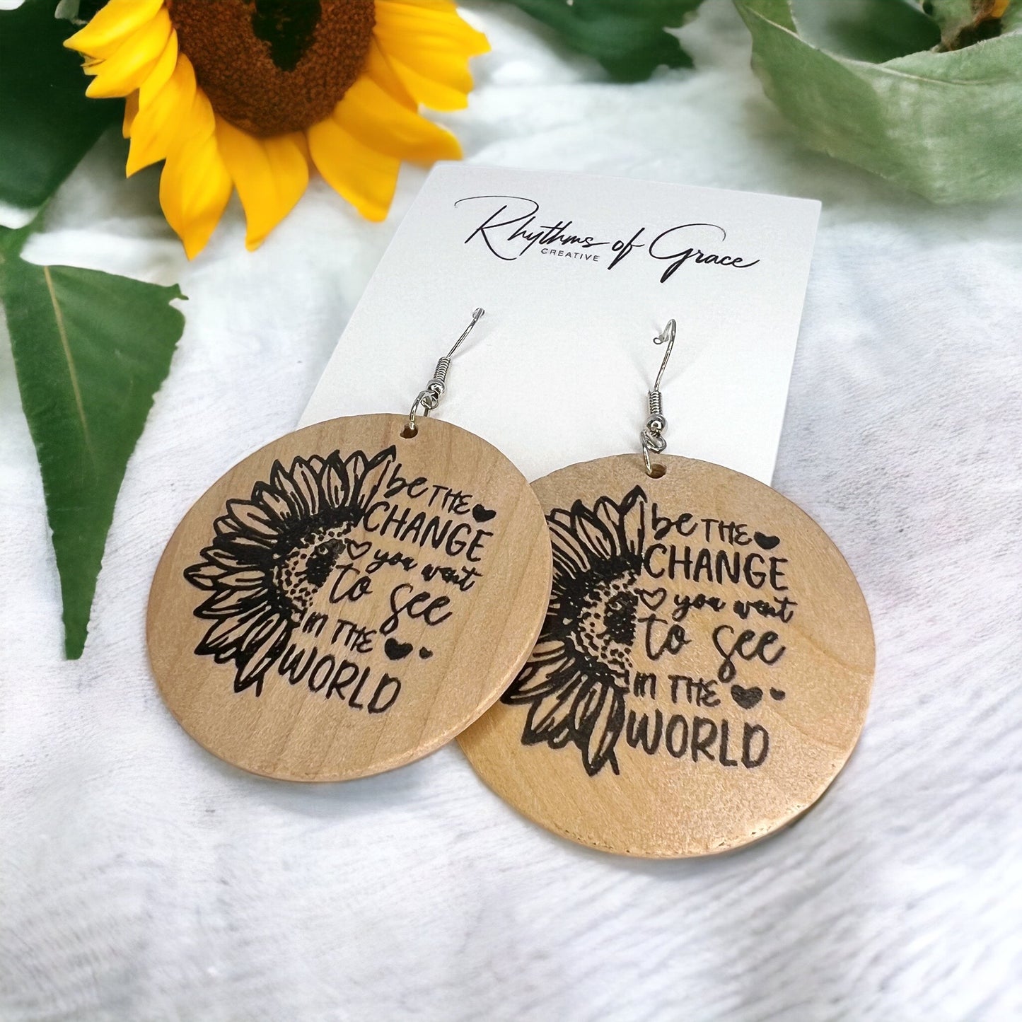 Be the Change – Wear the Words That Matter - Rhythms of Grace Creative