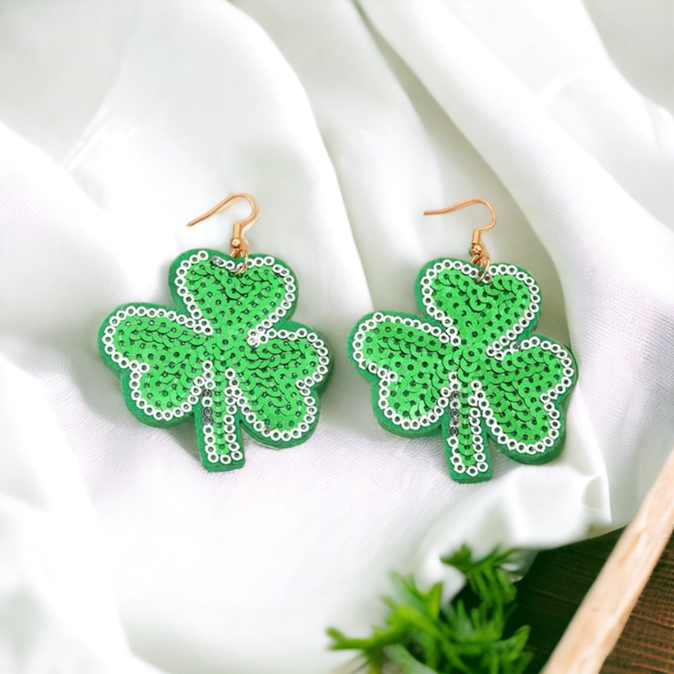 Lucky Shamrock Earrings - Your Perfect St. Patrick's Day Accessory! 🍀 - Rhythms of Grace Creative