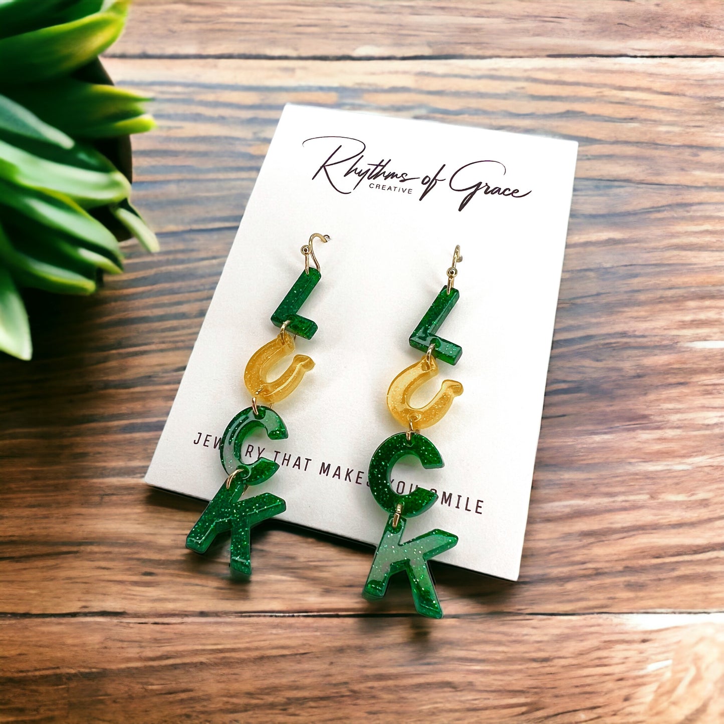 Feelin’ Lucky? These Earrings Say Yes! - Rhythms of Grace Creative