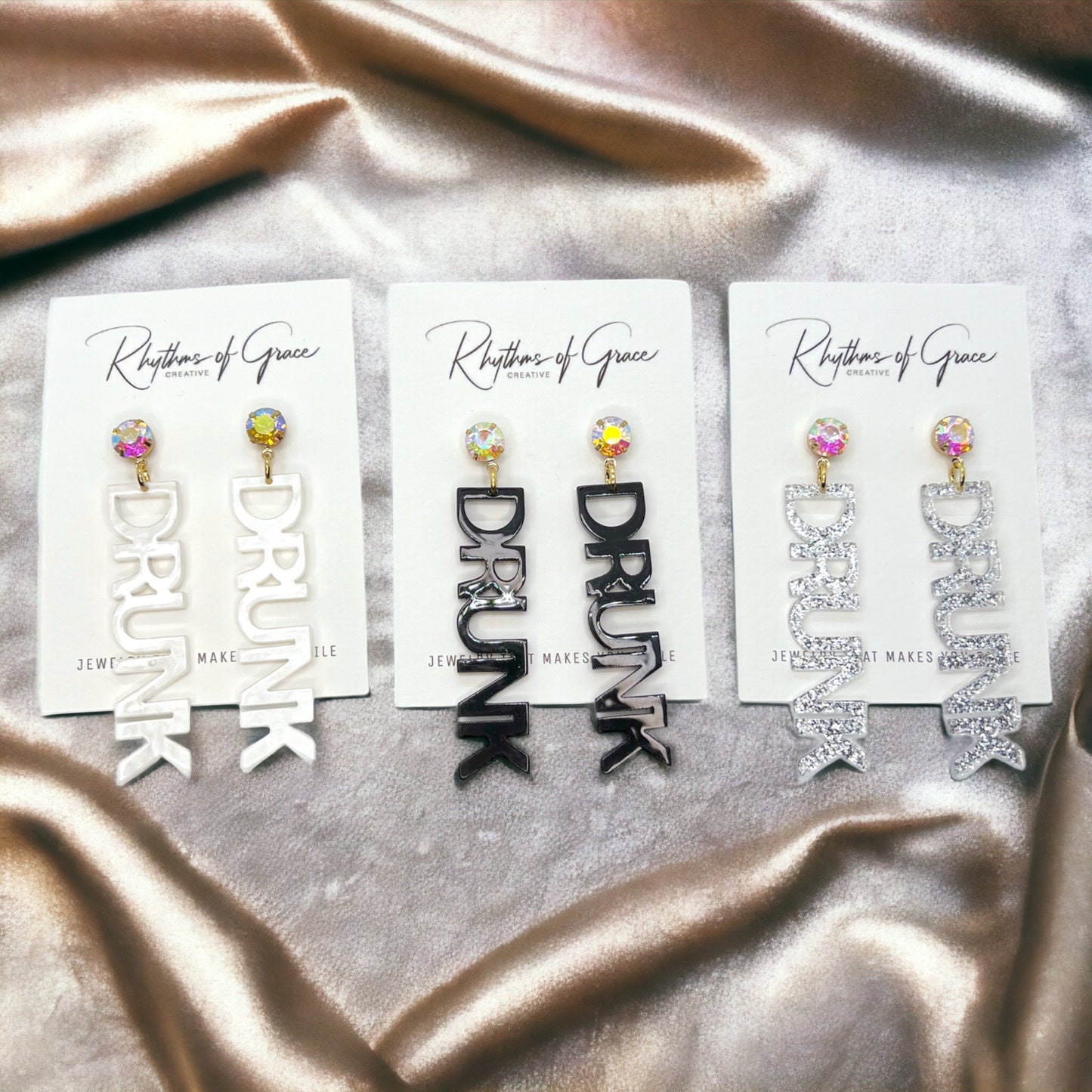 Get Your Party On: Dazzling Drunk Earrings for Every Celebration! - Rhythms of Grace Creative