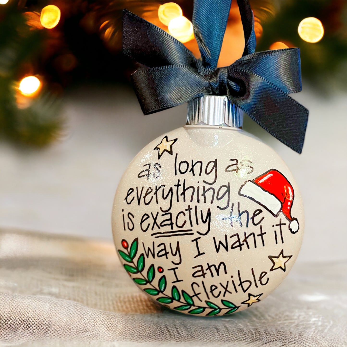 Control Freak Christmas Ornament | Type A Personality Holiday Humor