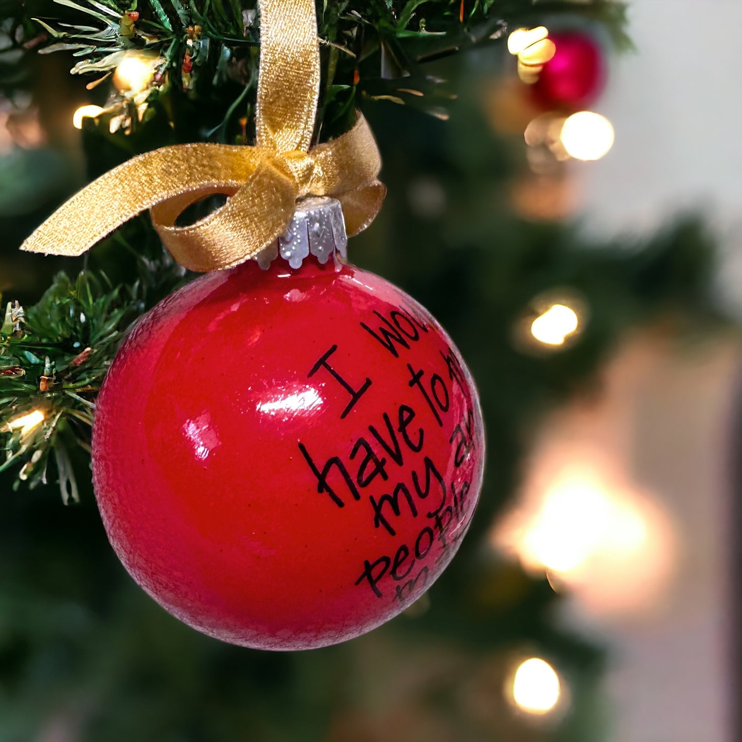 Holiday Sass Ornament – Manage Your Anger, Not Their Stupidity!