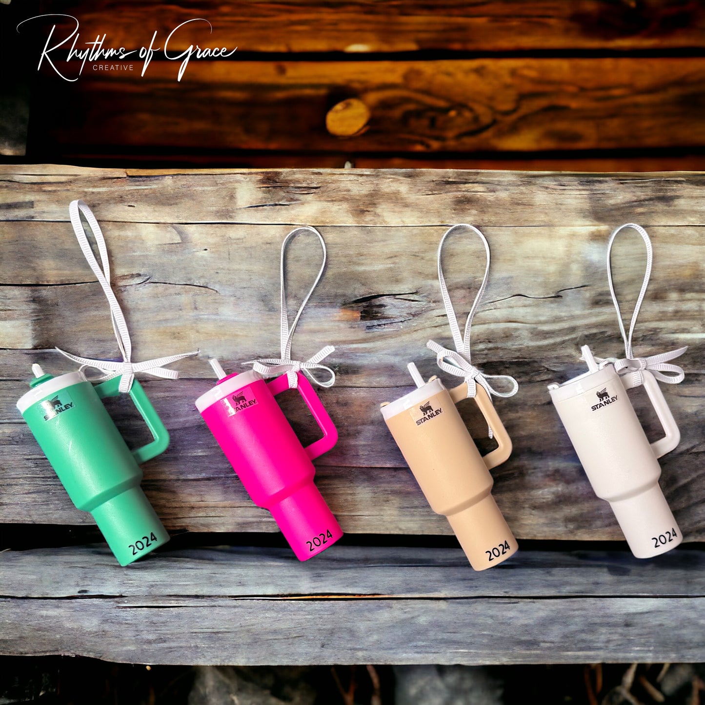 Cheers to the Season: Personalized Mini Stanley Cup Ornaments for the Perfect Gift!
