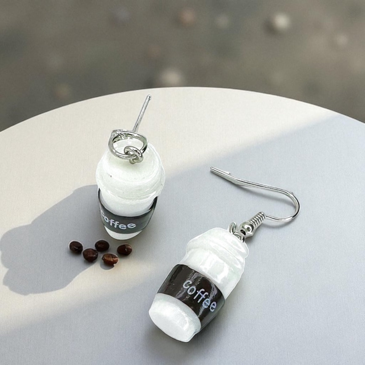 Brew-tiful Vibes: Coffee Cup Dangle Earrings for Caffeine Queens & Cold Brew Babes!☕