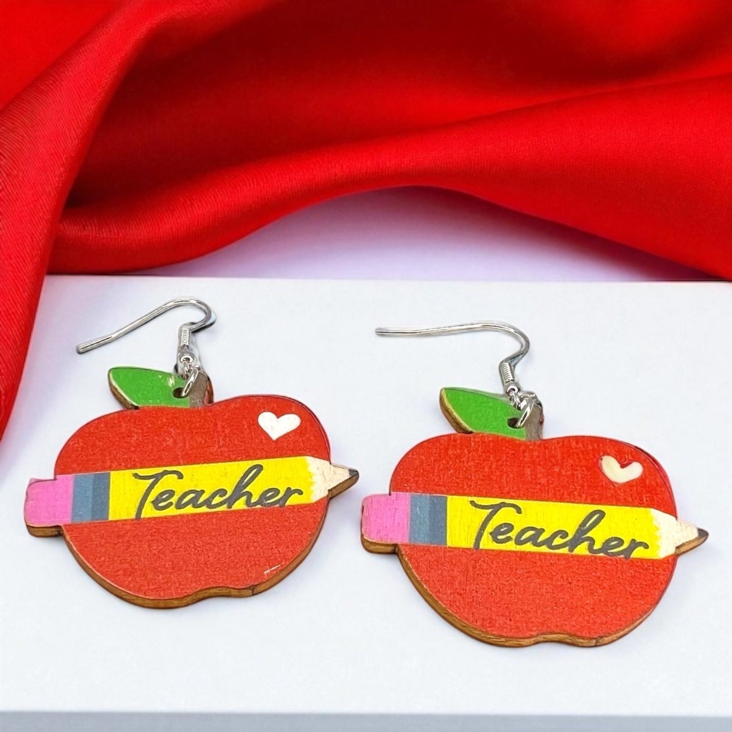 Teacher ABC's Earrings: Celebrate Educators in Style! ๐ - Rhythms of Grace Creative