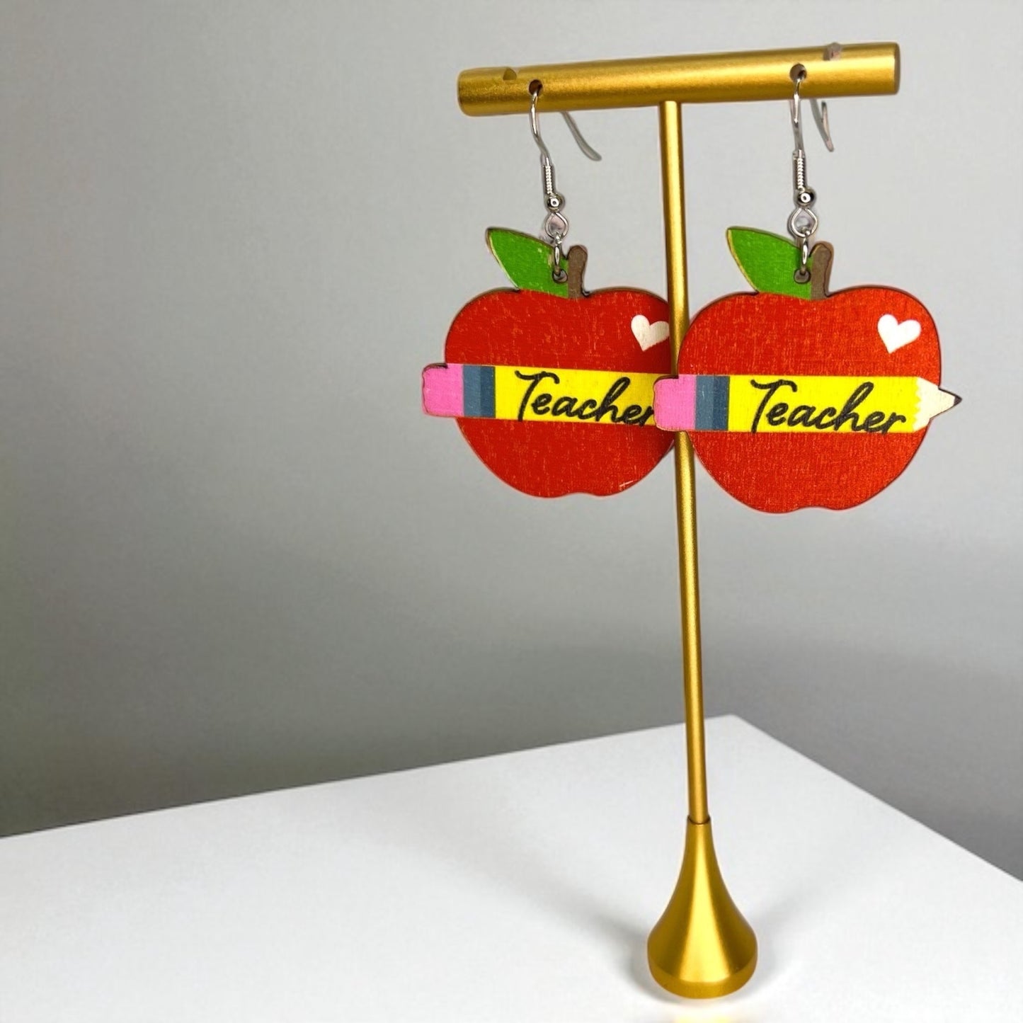 Teacher ABC's Earrings: Celebrate Educators in Style! ๐ - Rhythms of Grace Creative