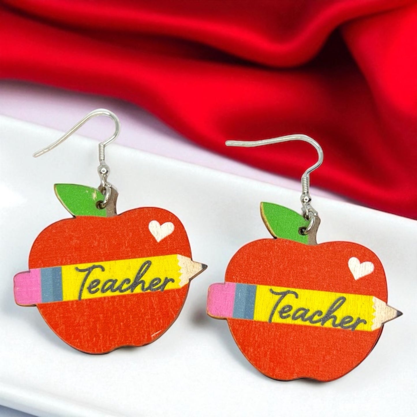 Teacher ABC's Earrings: Celebrate Educators in Style! ๐ - Rhythms of Grace Creative