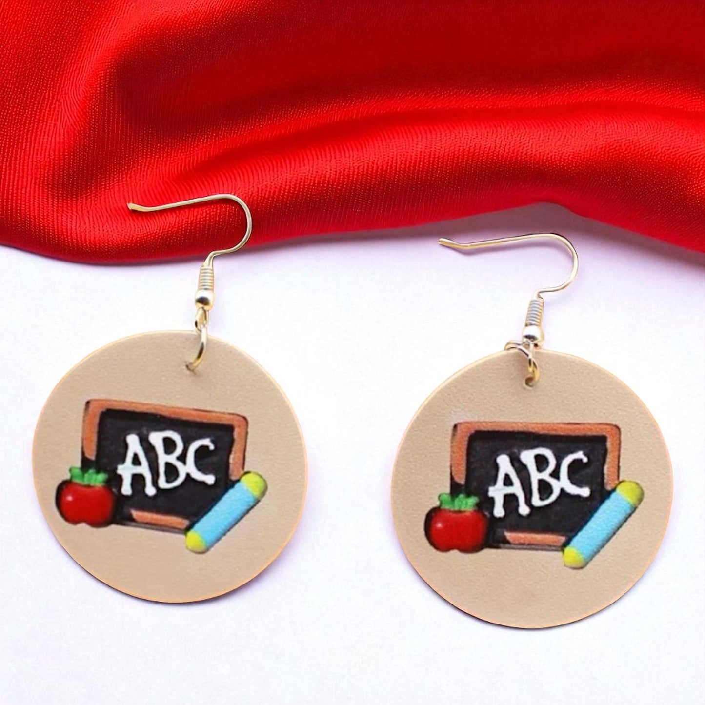 Teacher ABC's Earrings: Celebrate Educators in Style! ๐ - Rhythms of Grace Creative