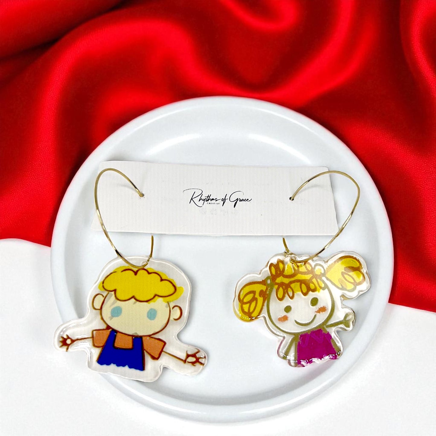 Teacher ABC's Earrings: Celebrate Educators in Style! ๐ - Rhythms of Grace Creative