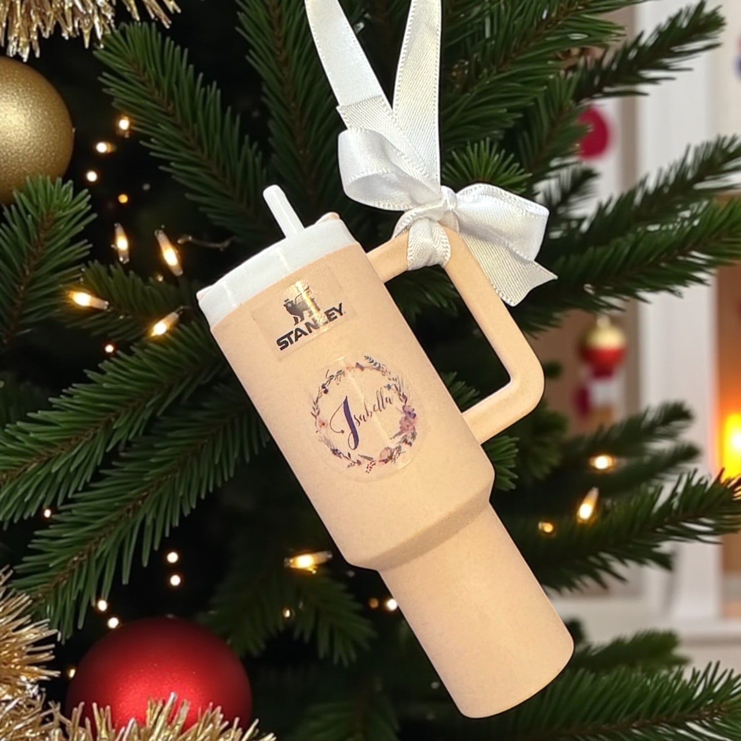 Cheers to the Season: Personalized Mini Stanley Cup Ornaments for the Perfect Gift!