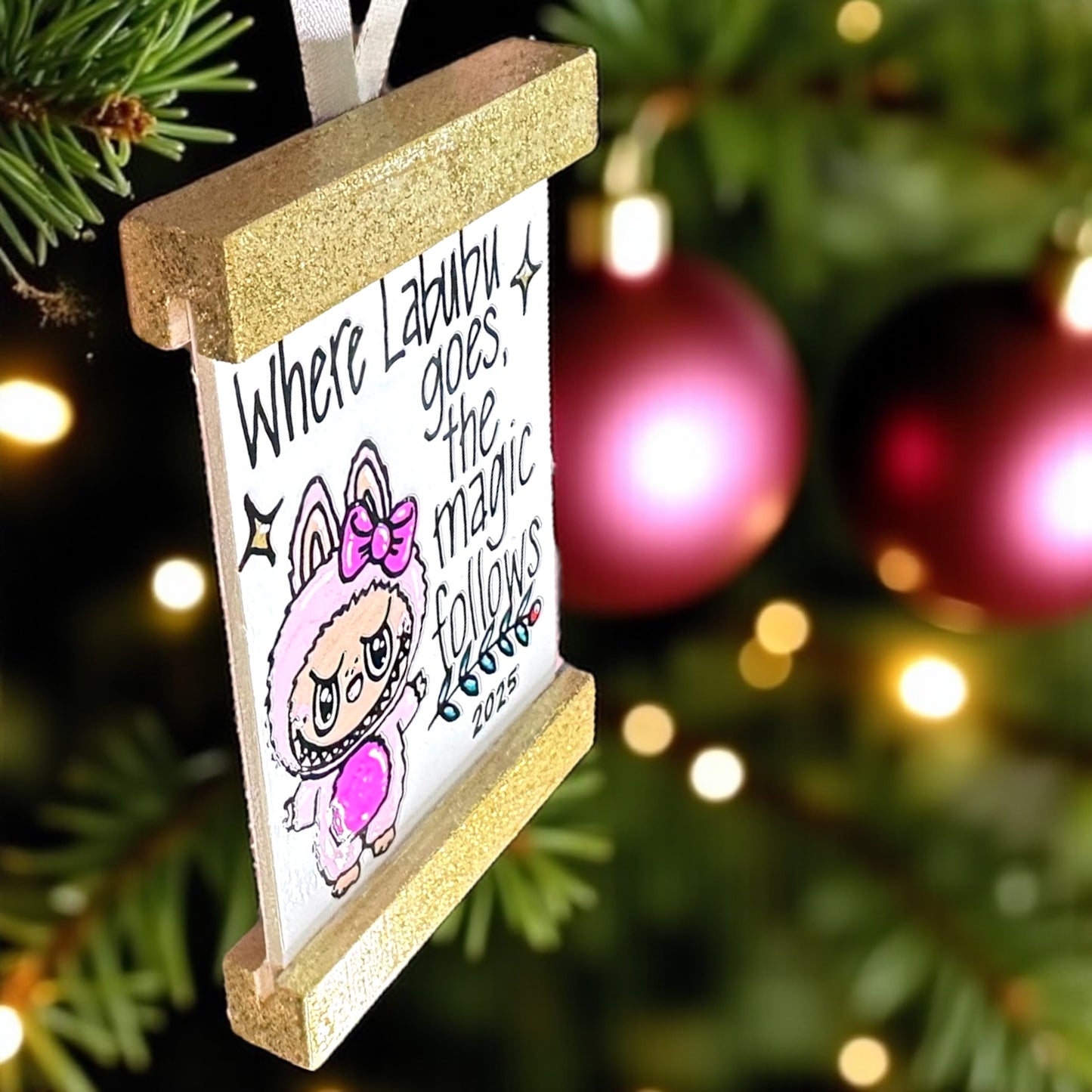 Monster Magic on Your Tree – Hand-Painted, Personalized, and Totally One-of-a-Kind!