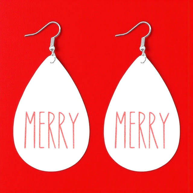 Merry Little Statement Earrings – Christmas Cheer in Every Pair