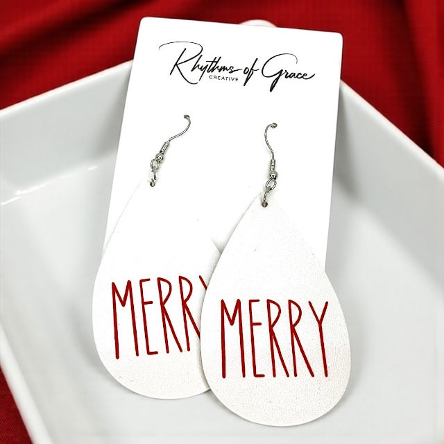 Merry Little Statement Earrings – Christmas Cheer in Every Pair