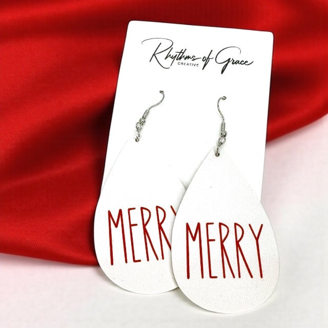 Merry Little Statement Earrings – Christmas Cheer in Every Pair