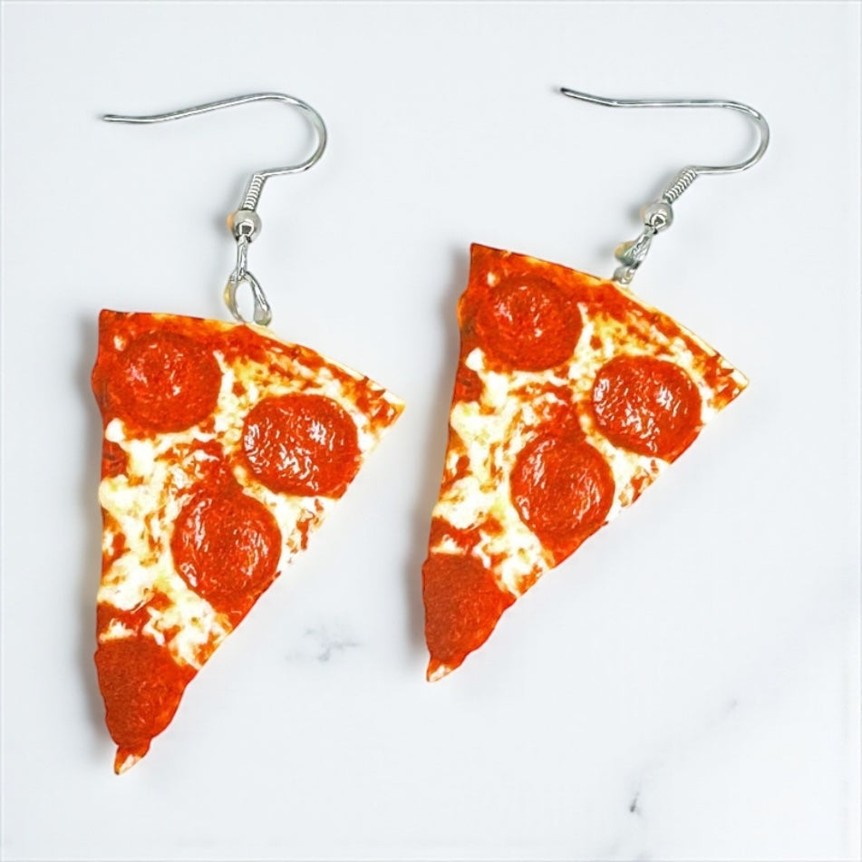 Slice Into Style with Our Pepperoni Pizza Earrings! 🍕