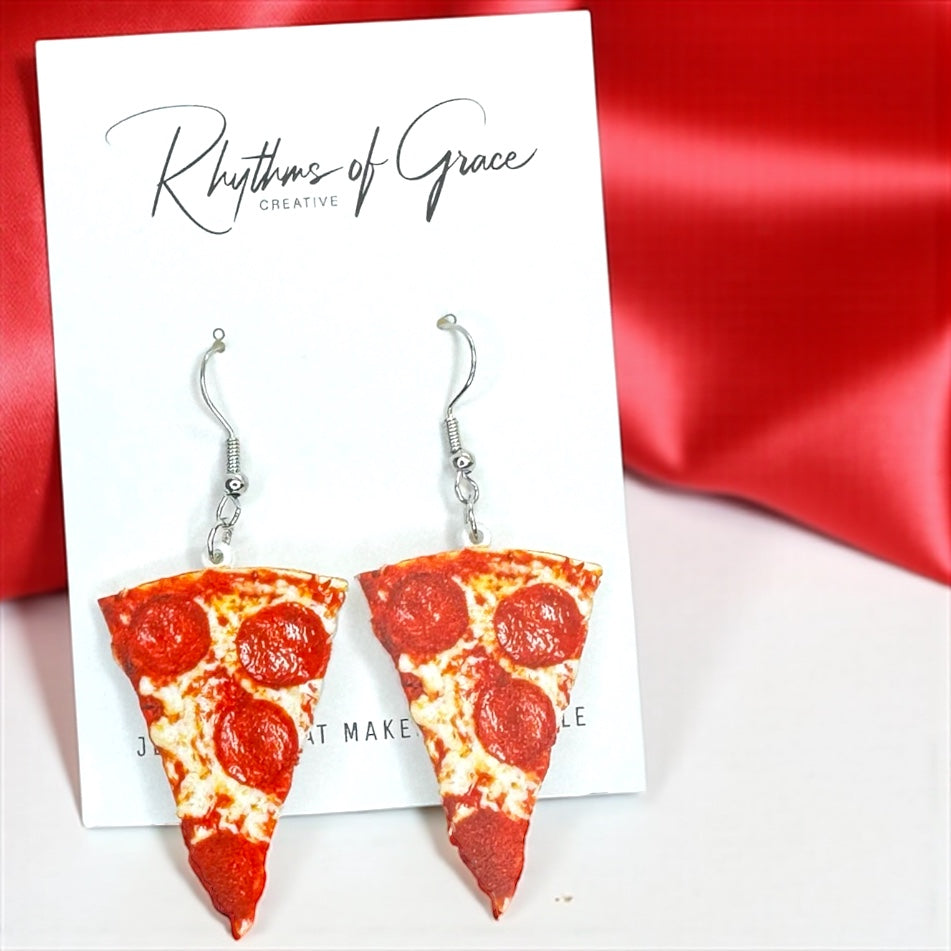 Slice Into Style with Our Pepperoni Pizza Earrings! 🍕