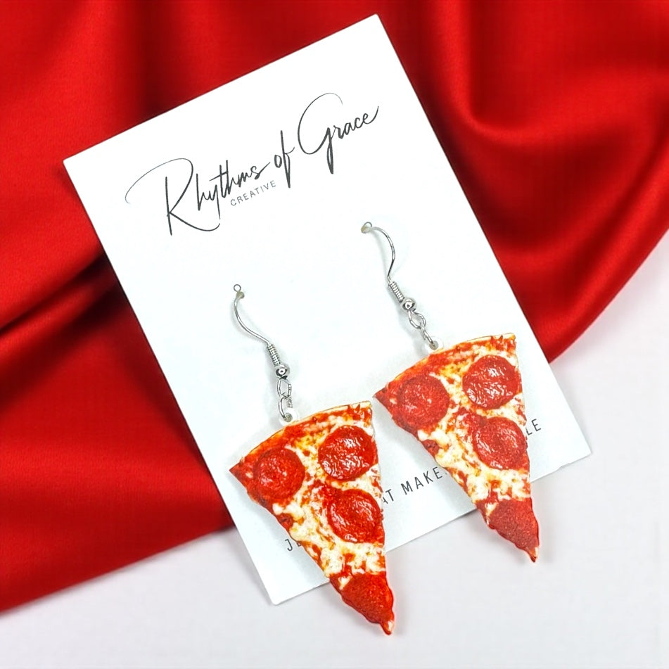 Slice Into Style with Our Pepperoni Pizza Earrings! 🍕