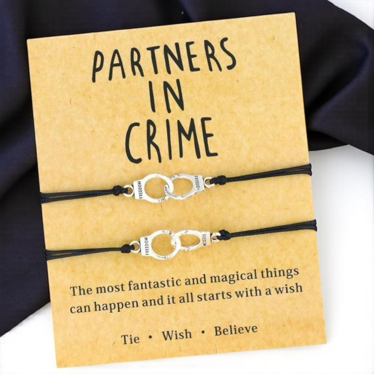 Besties for Life: Partners in Crime Bracelet Set!