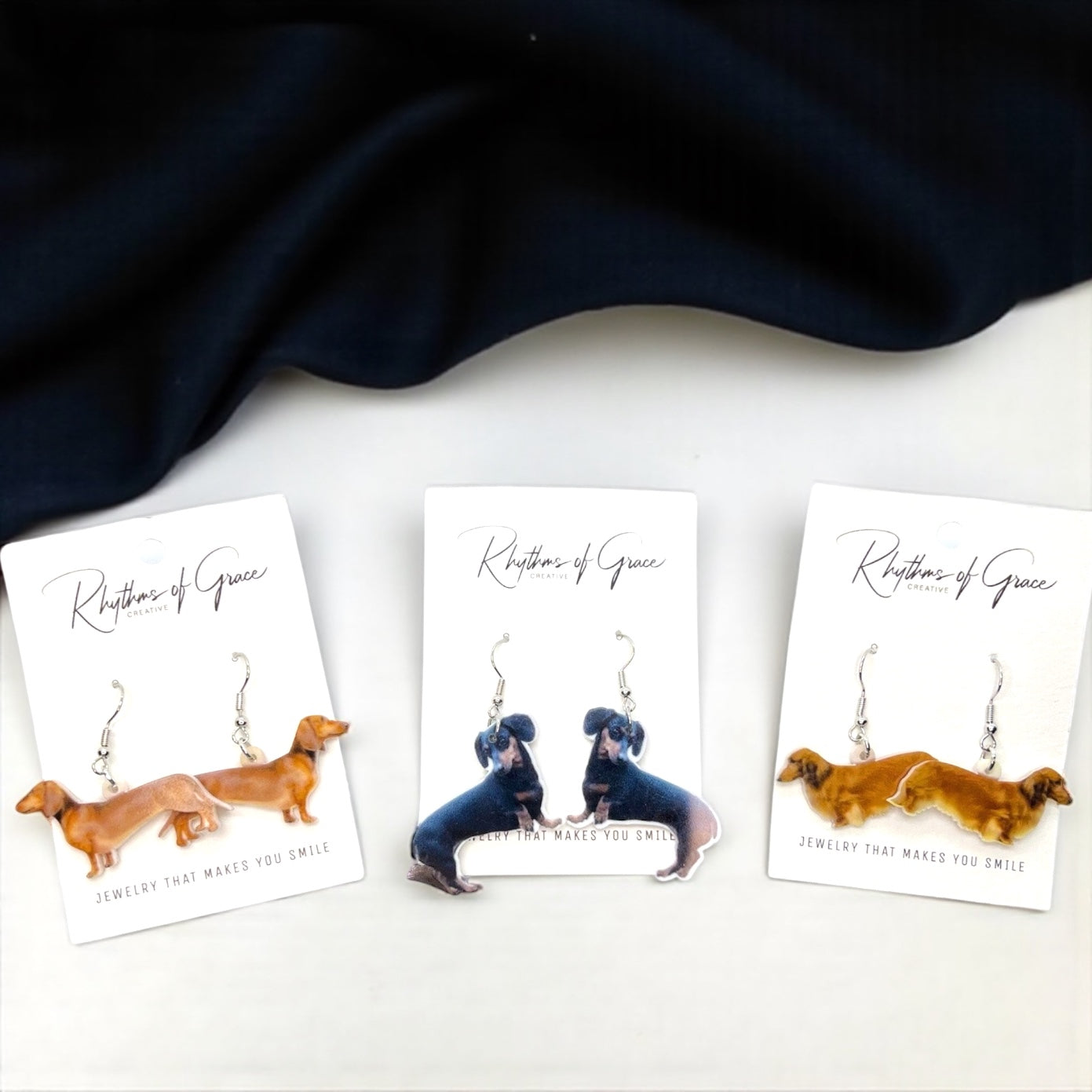Weenie Wonderland: Cutest Dachshund Earrings Ever! - Rhythms of Grace Creative