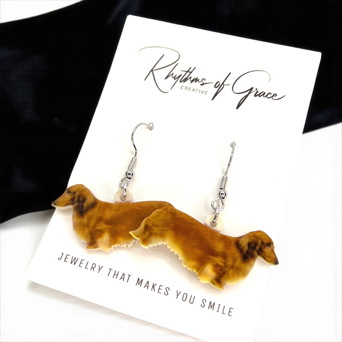 Weenie Wonderland: Cutest Dachshund Earrings Ever! - Rhythms of Grace Creative