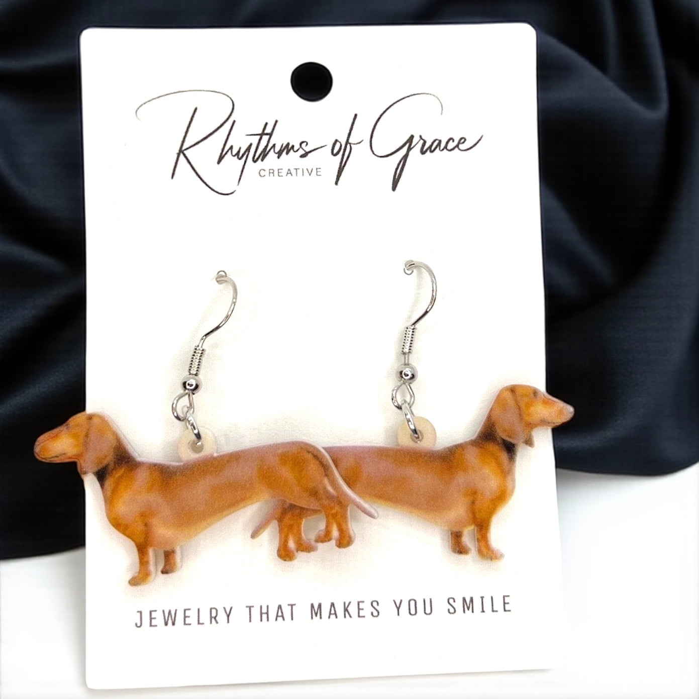 Weenie Wonderland: Cutest Dachshund Earrings Ever! - Rhythms of Grace Creative