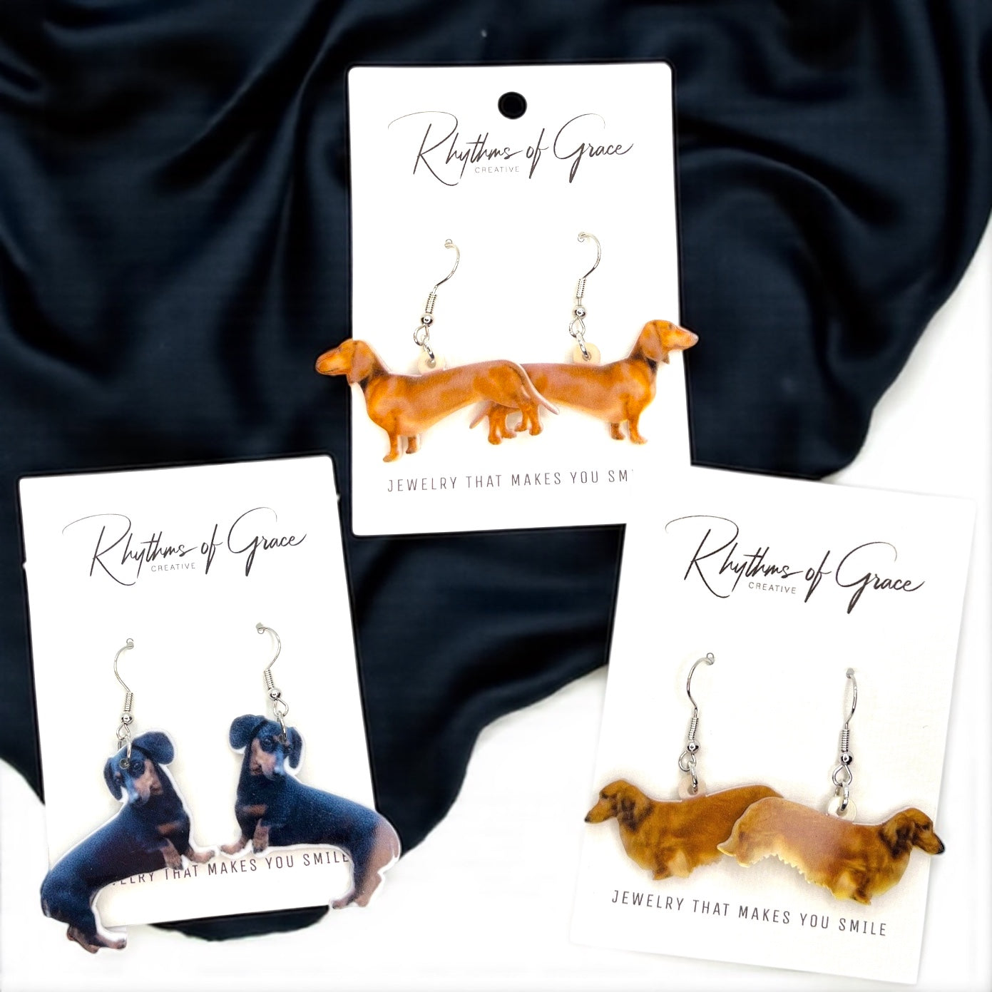 Weenie Wonderland: Cutest Dachshund Earrings Ever! - Rhythms of Grace Creative