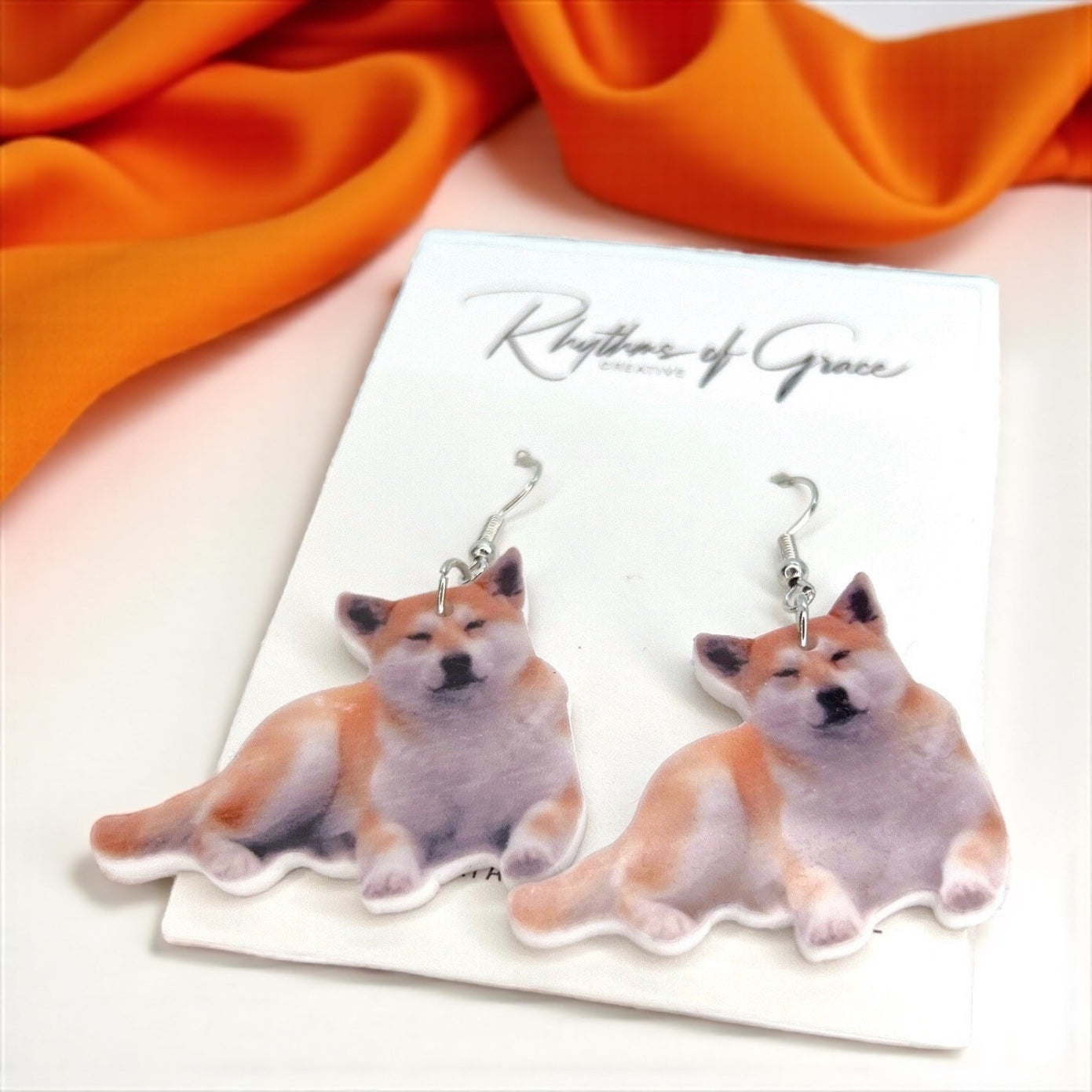 Fetch Some Style! Adorable Shiba Inu Earrings for Dog Lovers!
