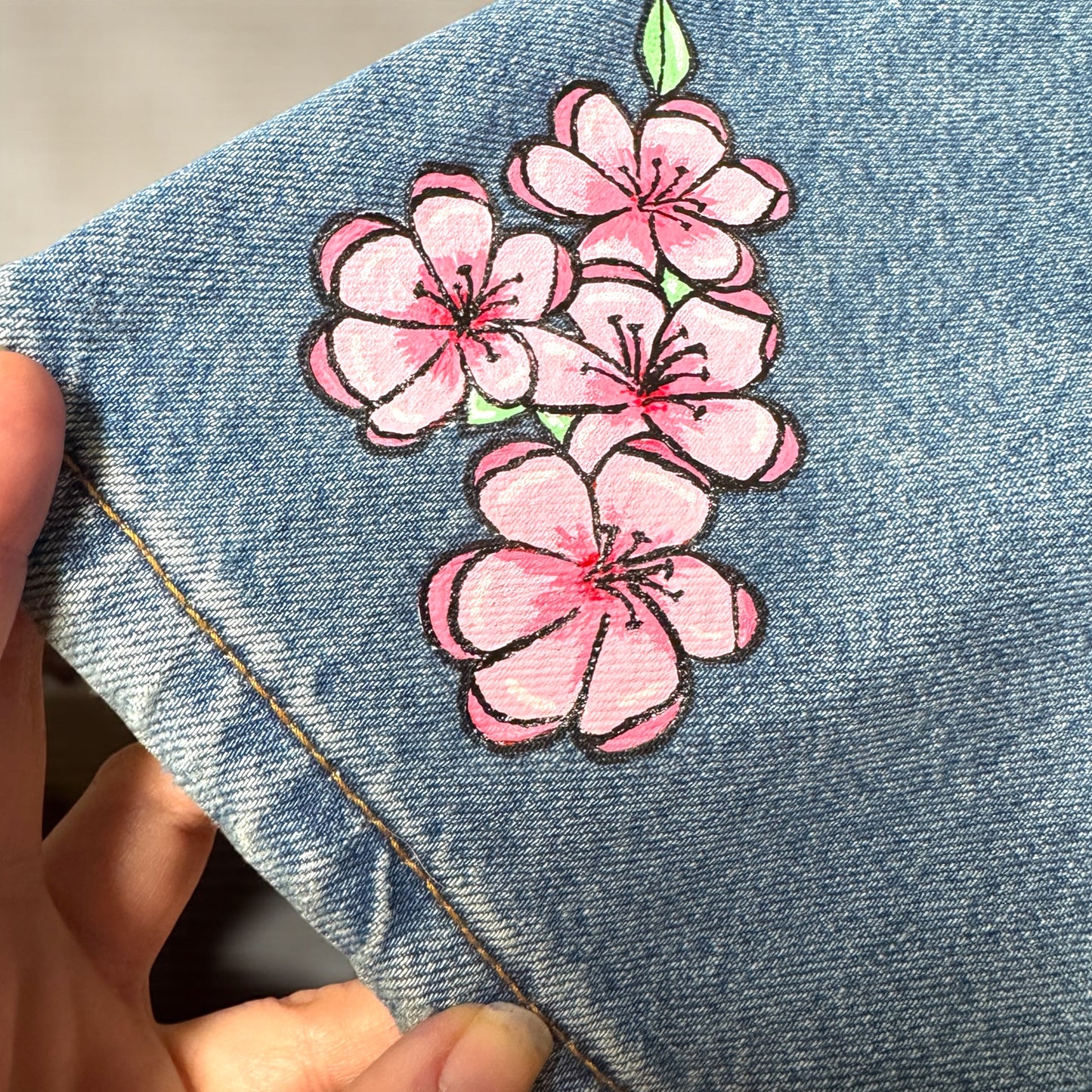 Senior Style With a Splash: Custom Hand-Painted Jeans for Class of 2026!