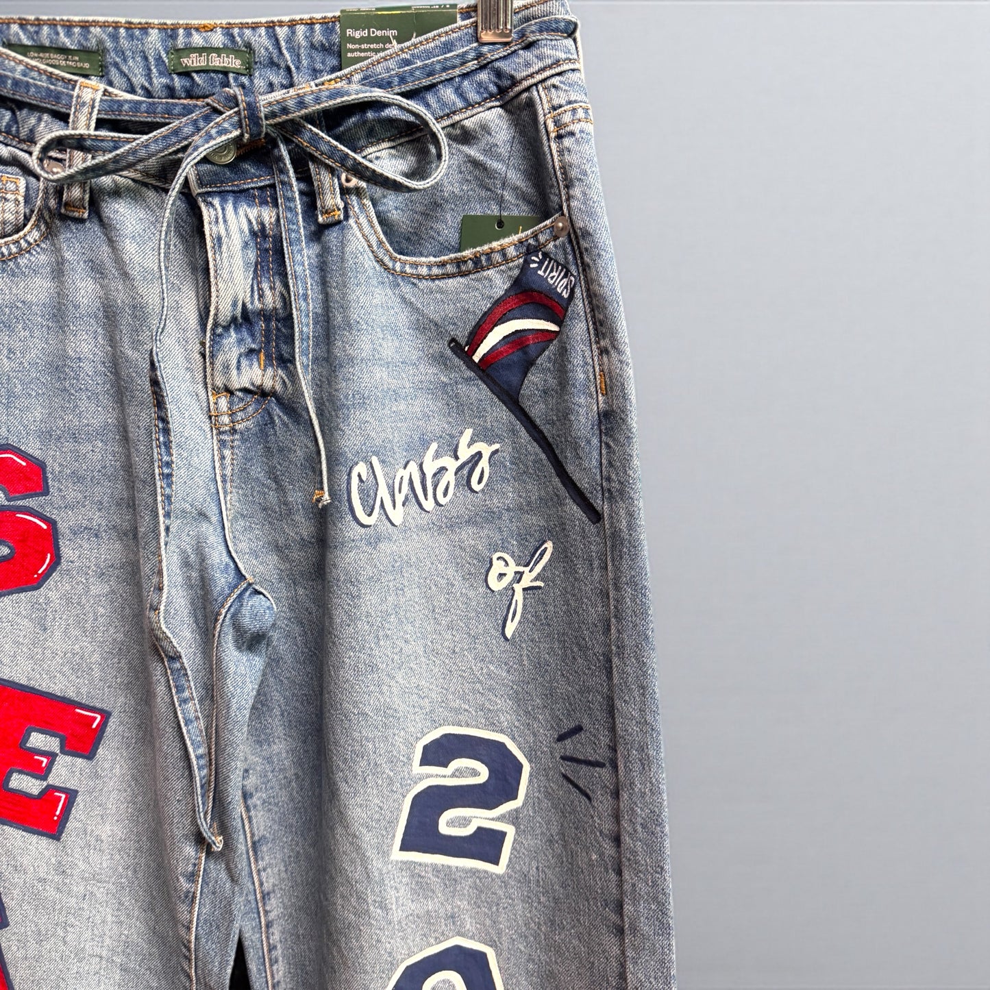 Senior Style With a Splash: Custom Hand-Painted Jeans for Class of 2026!