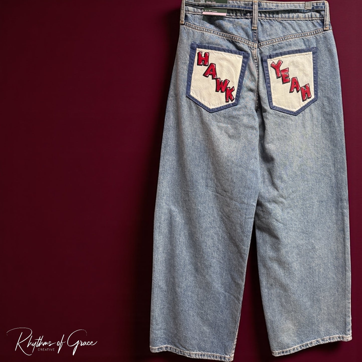 Senior Style With a Splash: Custom Hand-Painted Jeans for Class of 2026!