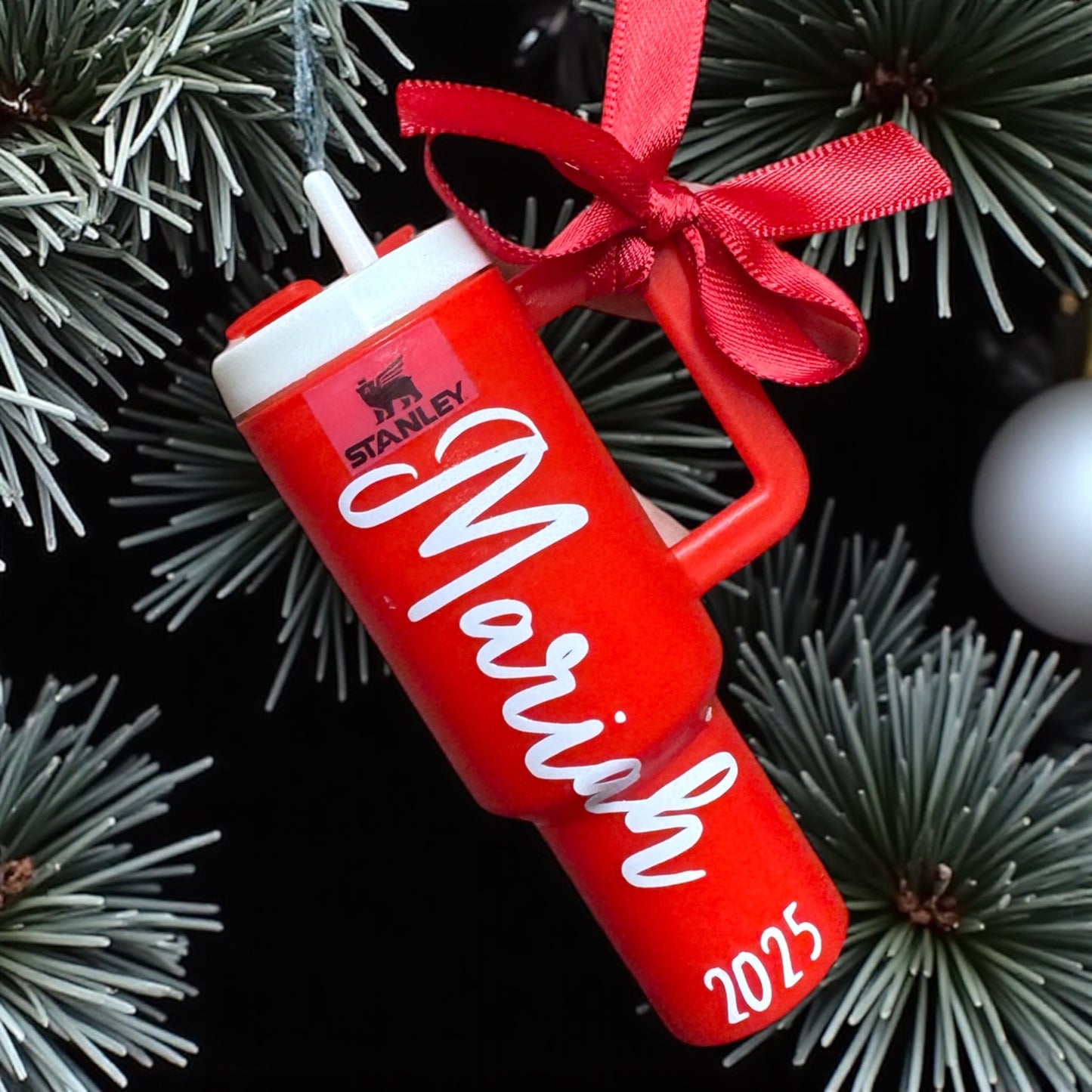 Cheers to the Season: Personalized Mini Stanley Cup Ornaments for the Perfect Gift!