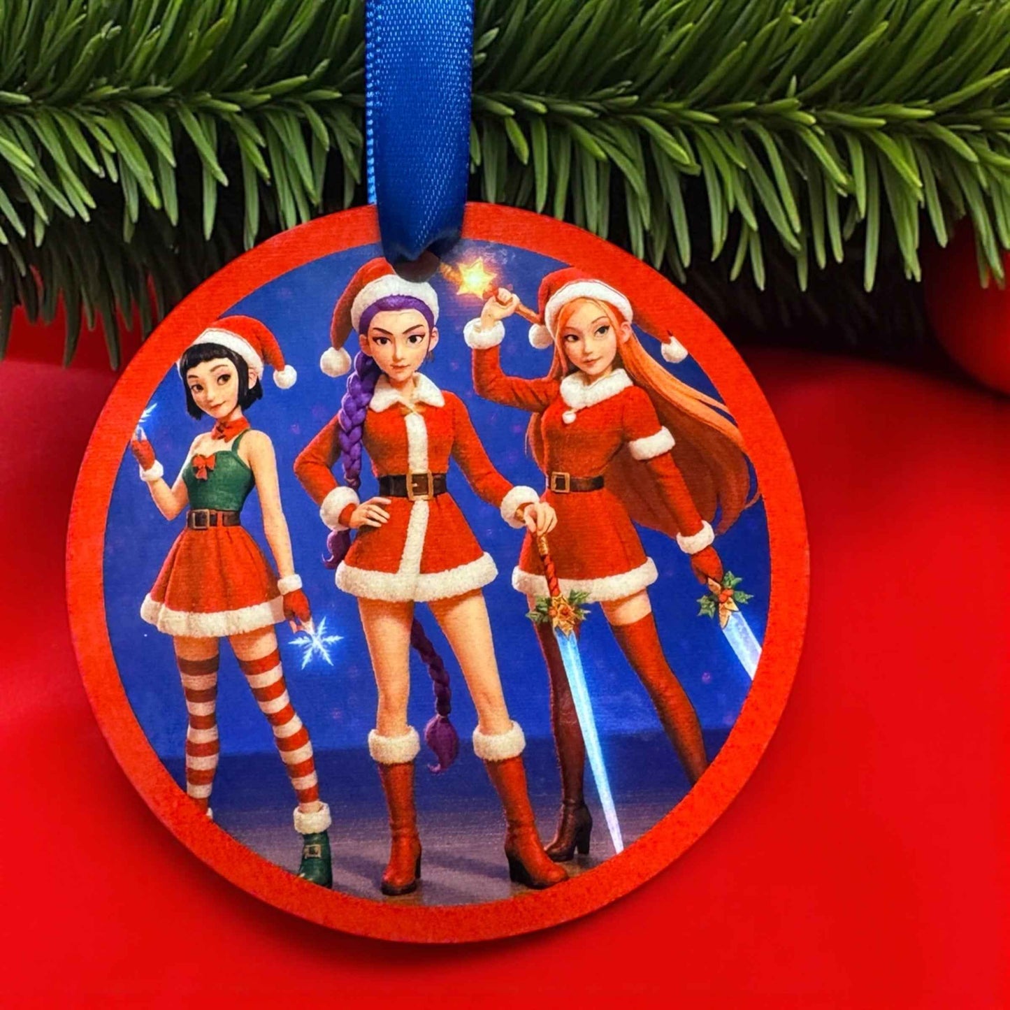 K-Pop Demon Hunters Personalized Christmas Ornament