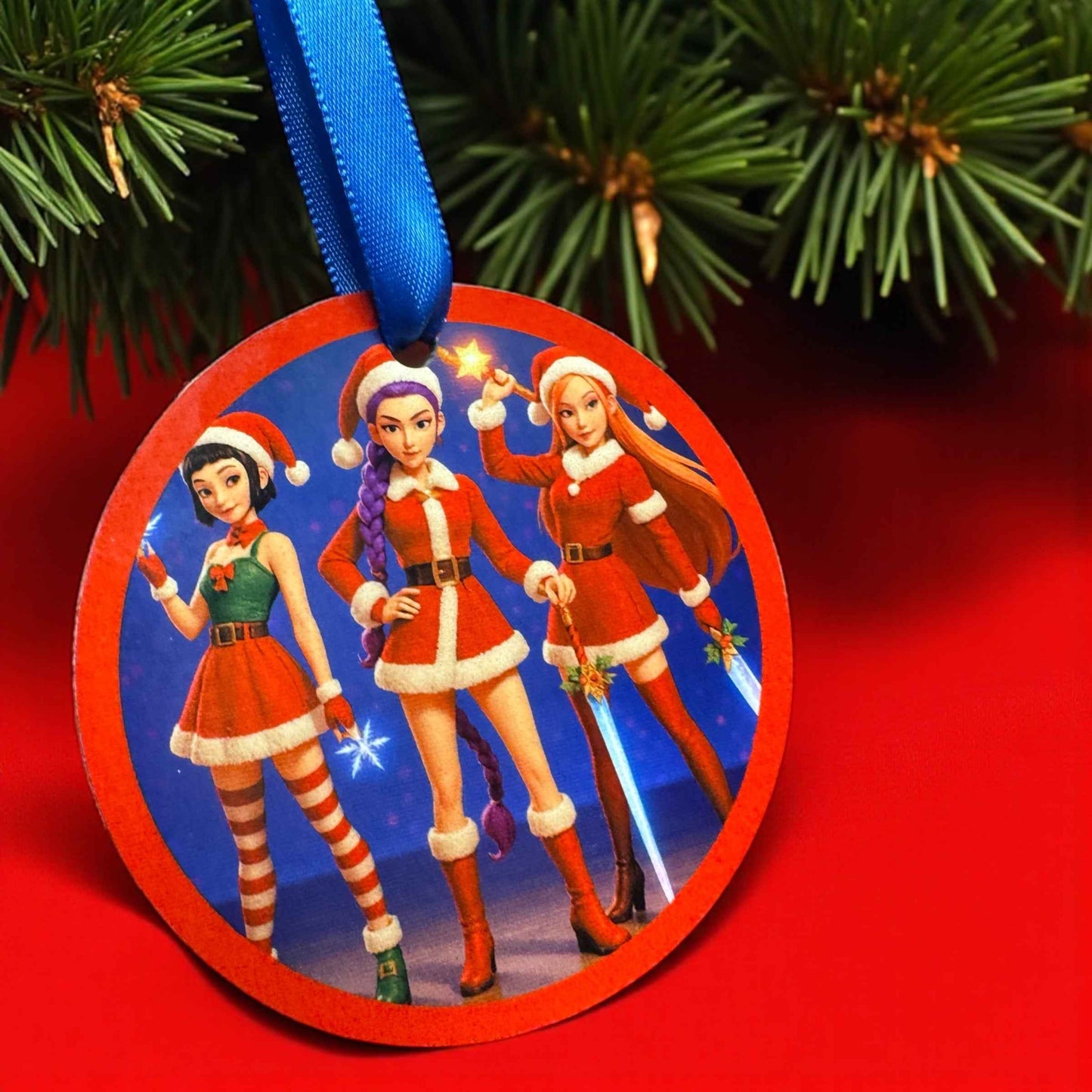 K-Pop Demon Hunters Personalized Christmas Ornament