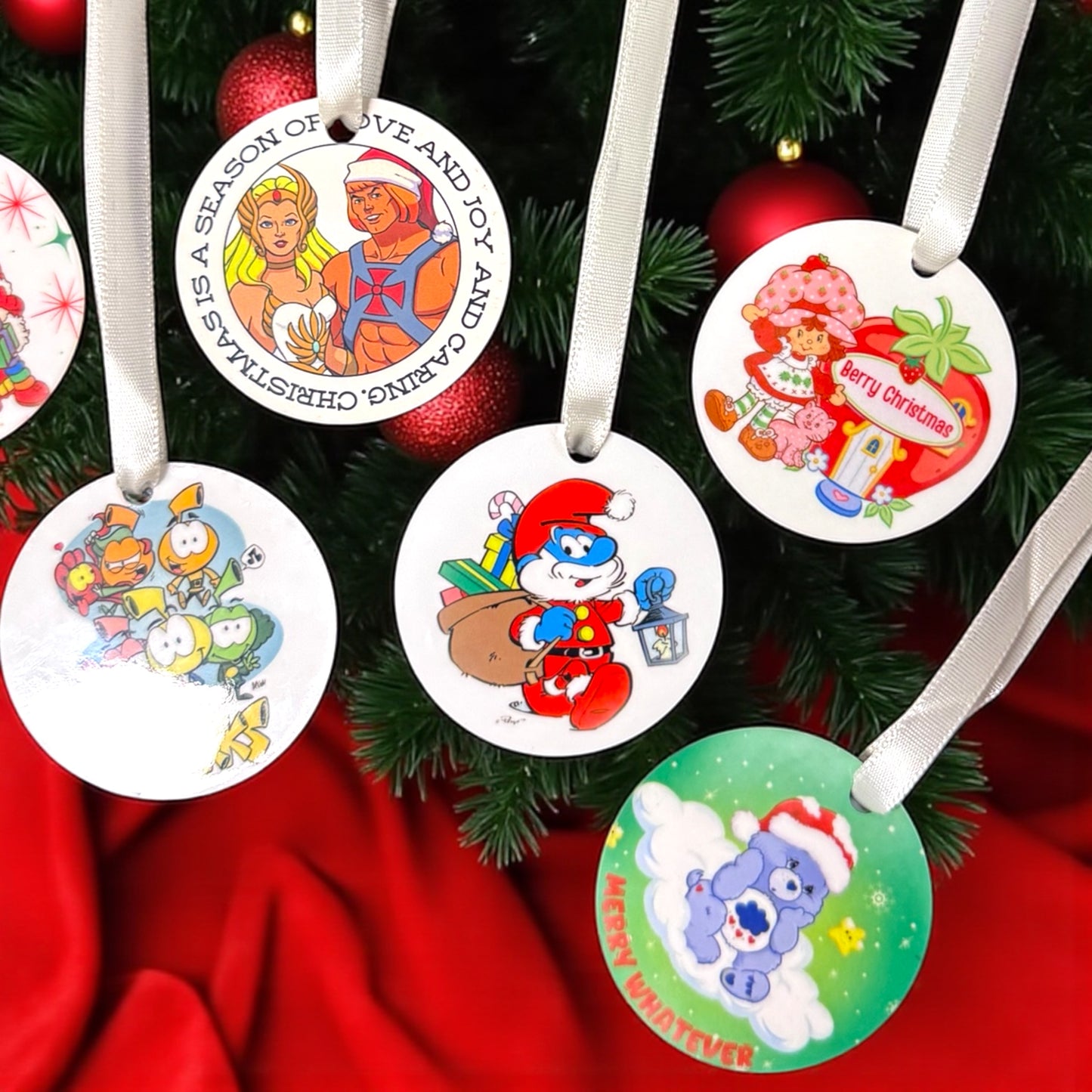 80’s Saturday Morning Cartoon Ornament Set 🎄