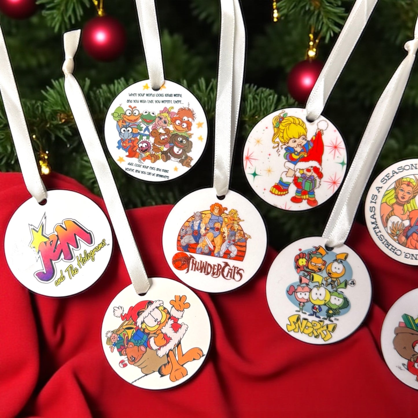 80’s Saturday Morning Cartoon Ornament Set 🎄
