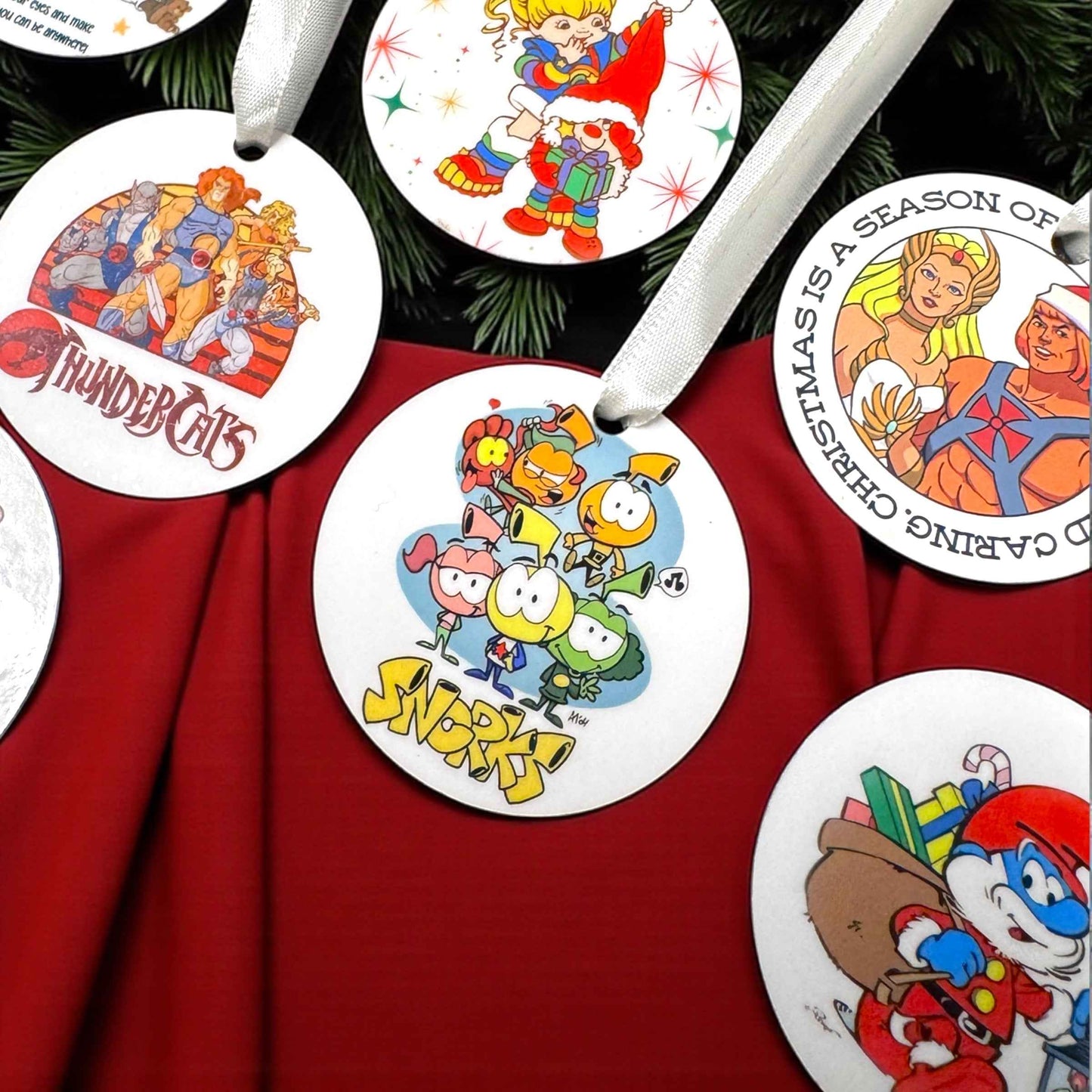 80’s Saturday Morning Cartoon Ornament Set 🎄