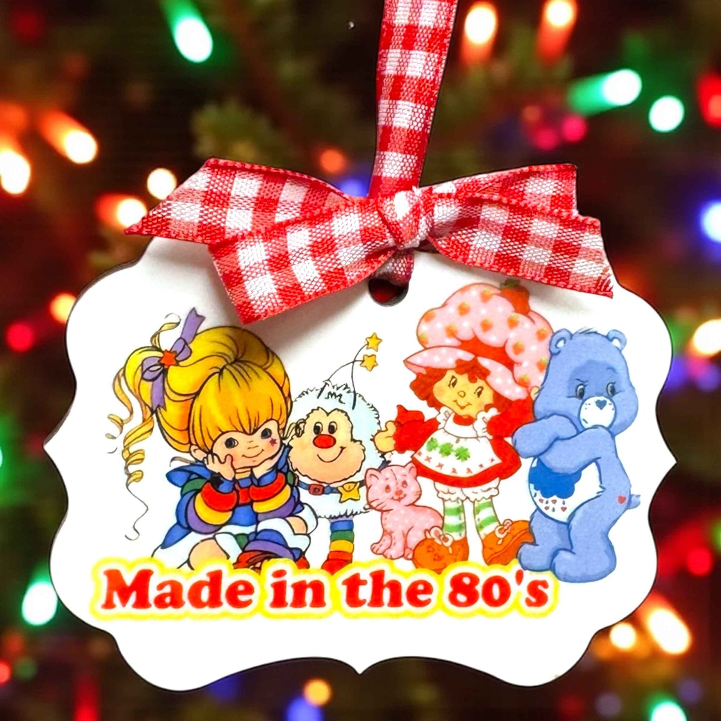 Made in the 80’s Ornament | Retro 80’s Cartoon Nostalgia | Millennial 40th Birthday Gift