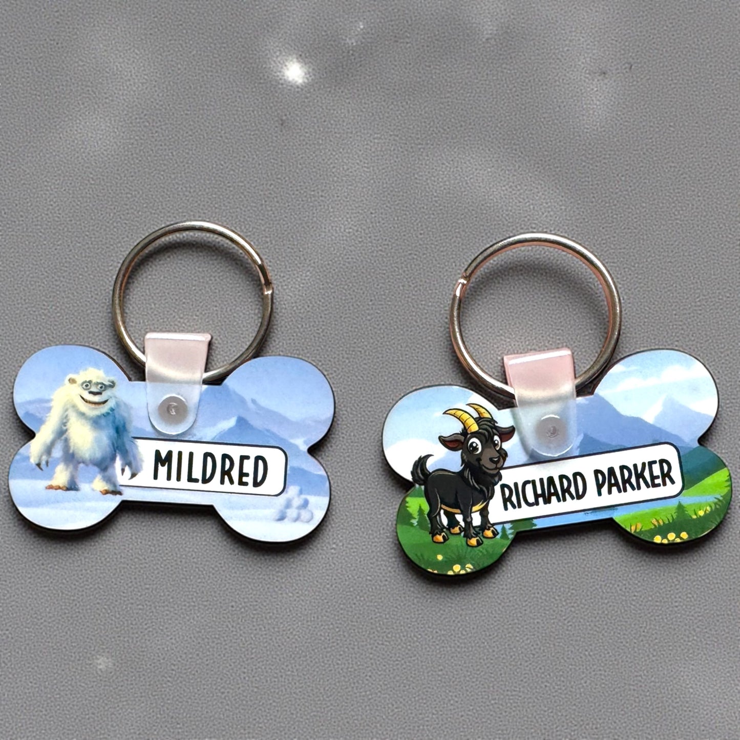 Personalized Cartoon Pet Tags | Custom Artist-Created Pet ID Tag