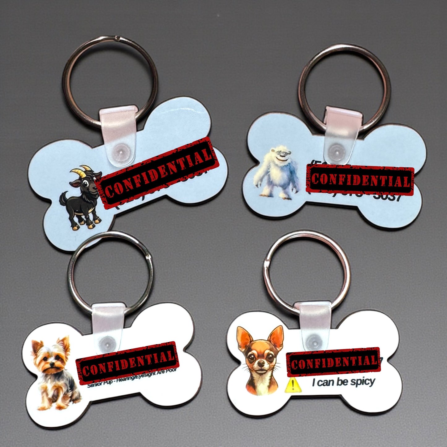 Personalized Cartoon Pet Tags | Custom Artist-Created Pet ID Tag