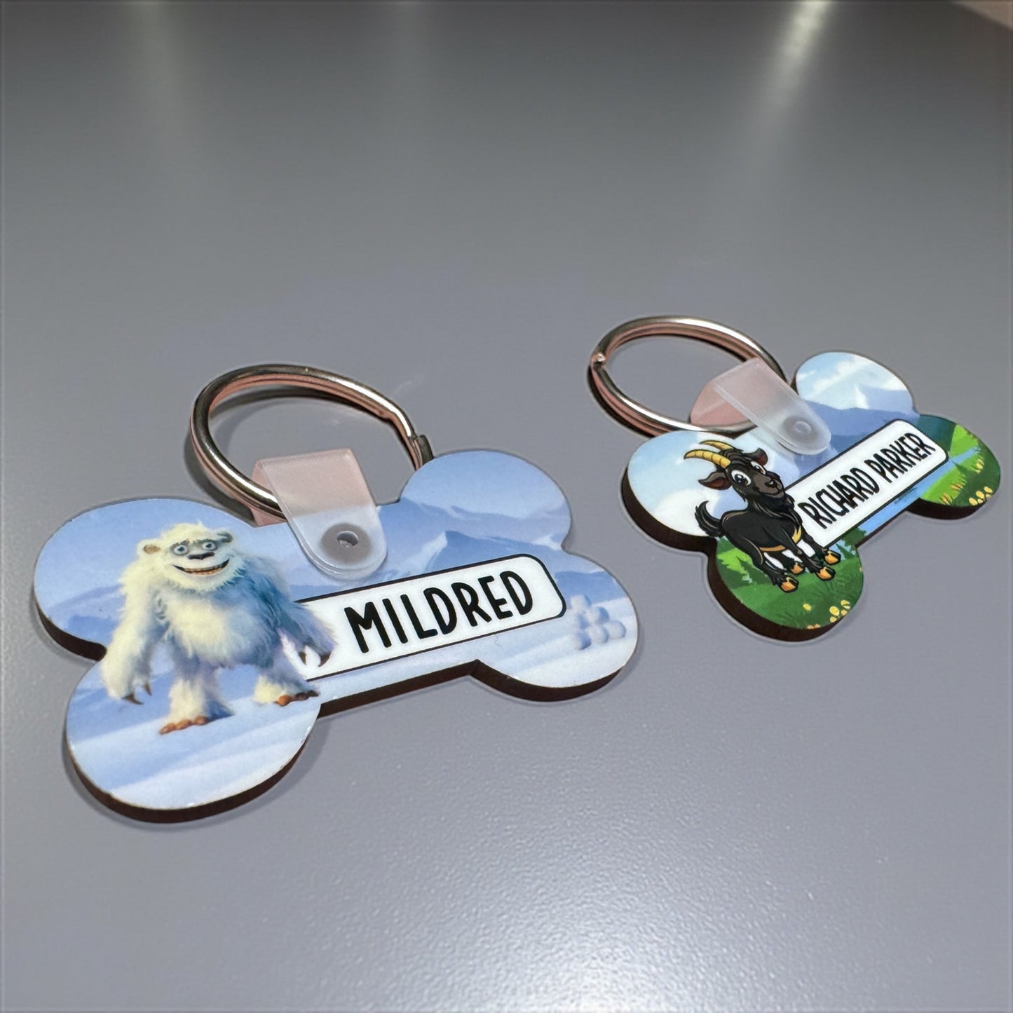 Personalized Cartoon Pet Tags | Custom Artist-Created Pet ID Tag