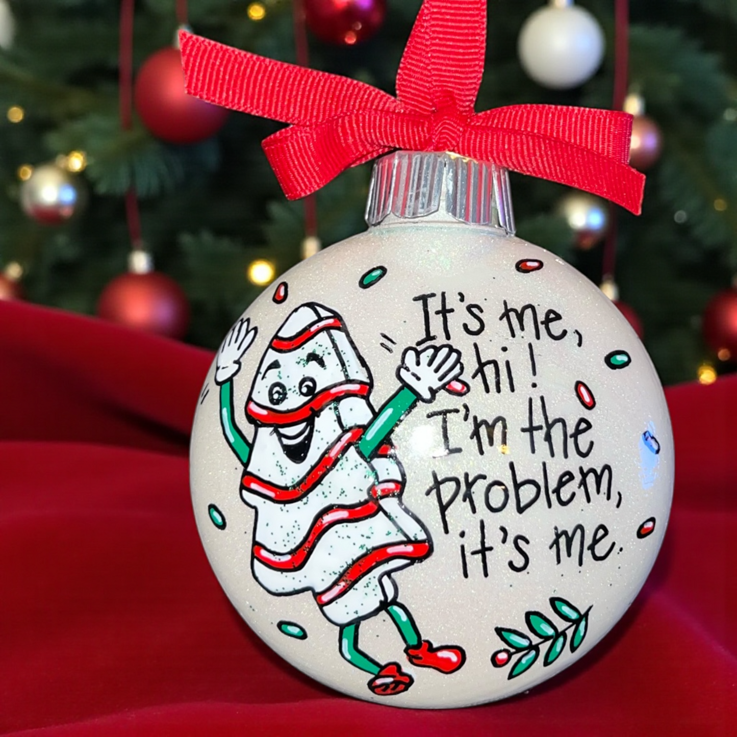 It’s Me, Hi! I’m the Problem Christmas Ornament – Swiftie Holiday Humor