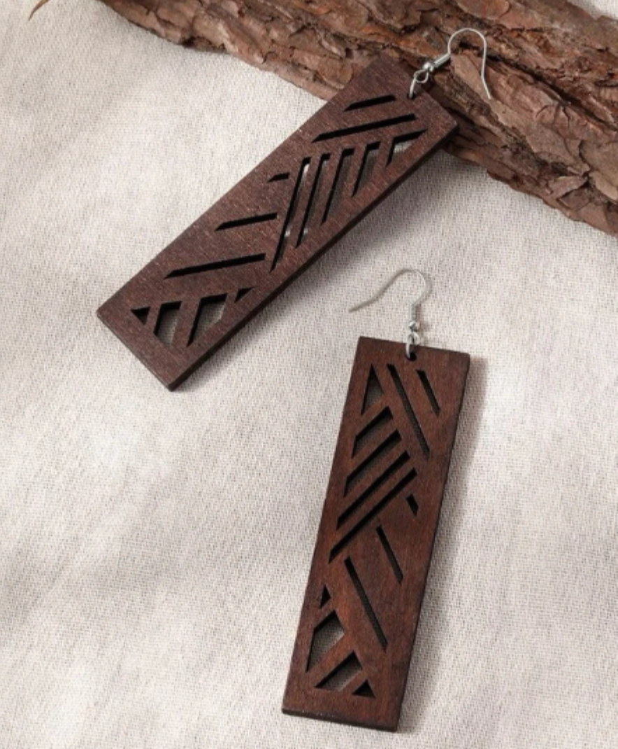 Rustic Chic: Handmade Boho Wooden Earrings to Elevate Your Style! - Rhythms of Grace Creative