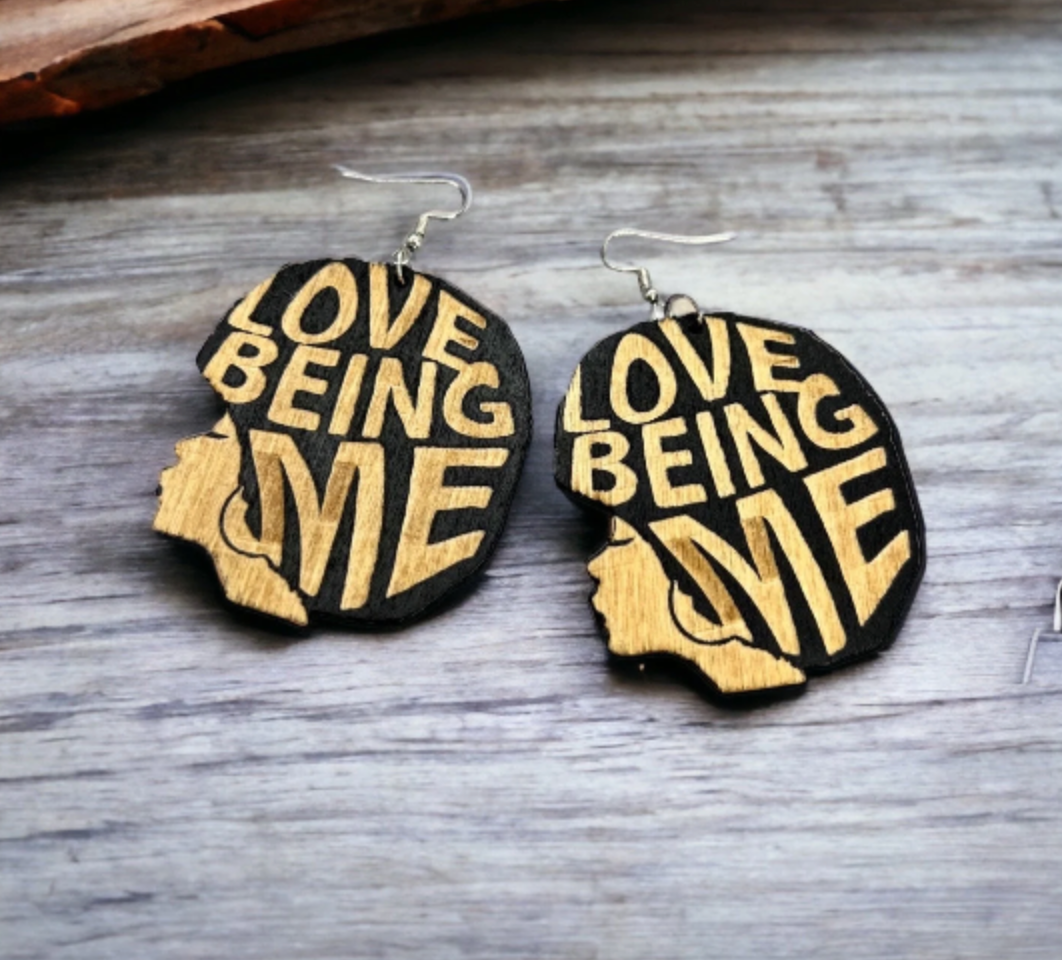 Radiate Royalty: Love Being Me African Queen Earrings! - Rhythms of Grace Creative