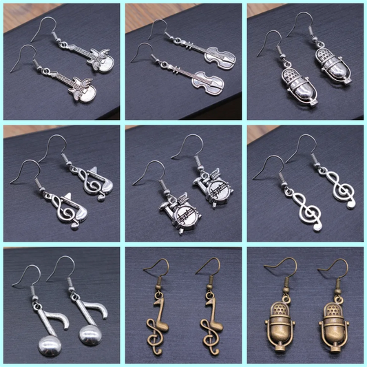 Strike a Chord: Stylish Musical Instrument Earrings for Every Music Lover! - Rhythms of Grace Creative