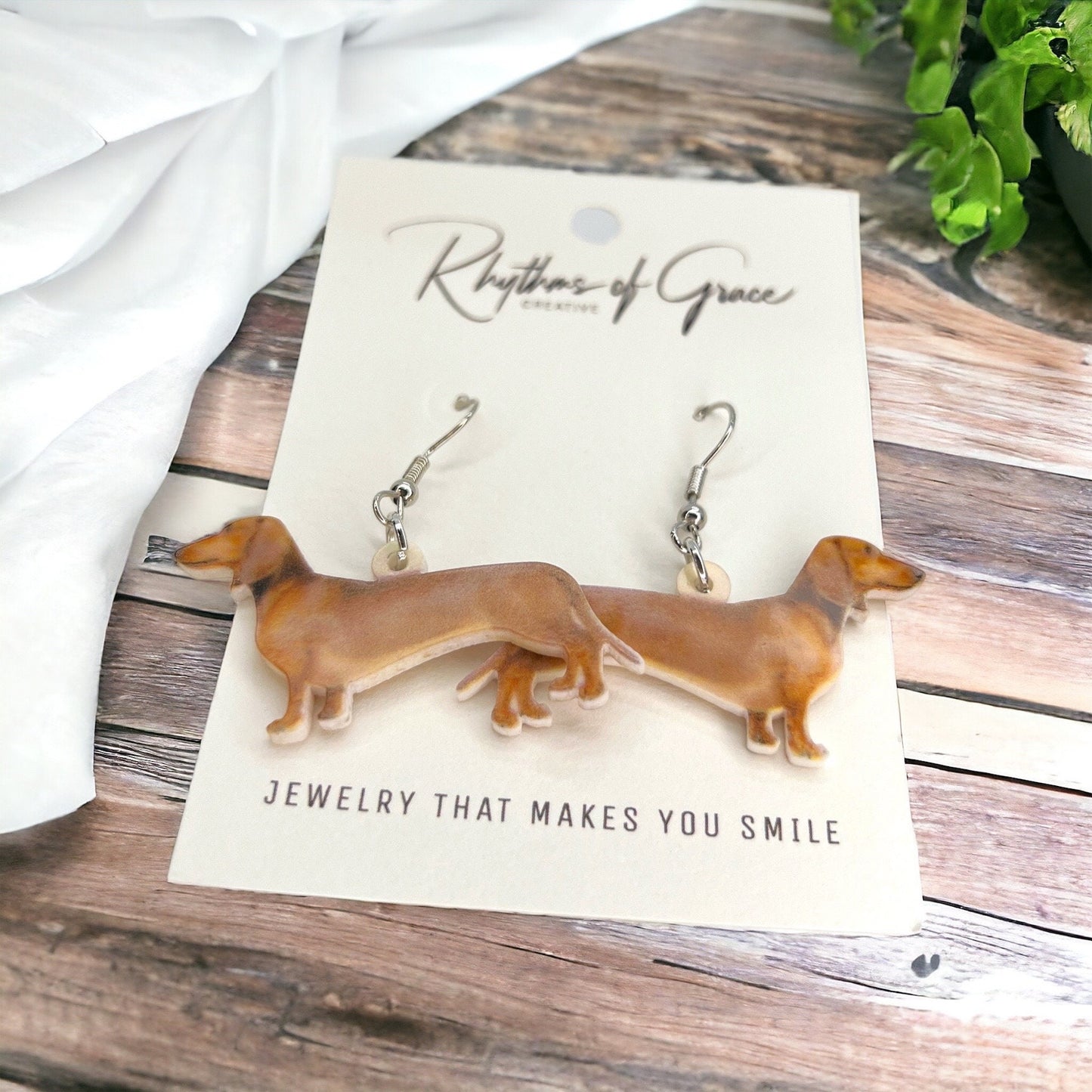 Weenie Wonderland: Cutest Dachshund Earrings Ever! - Rhythms of Grace Creative