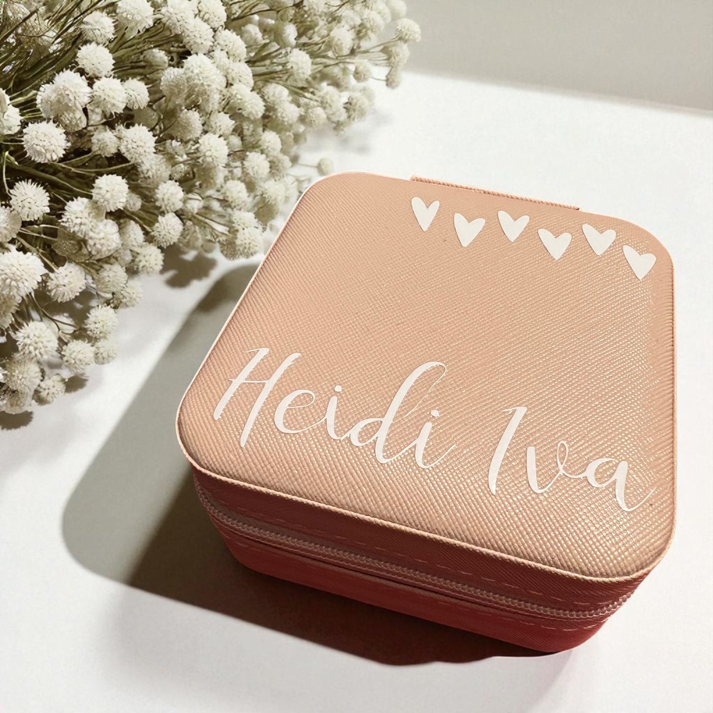 Personalized Travel Jewelry Box – Custom Gift for Bridesmaids, Birthdays & More!