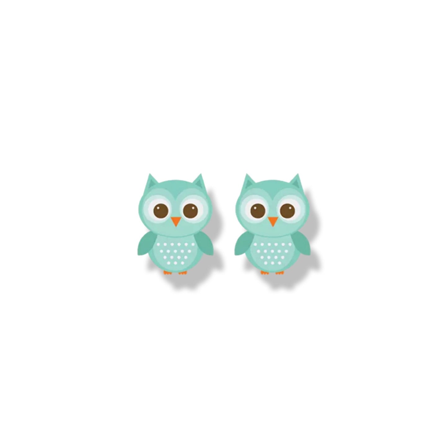 Cartoon Owl Stud Earrings: A Hoot for Your Ears! - Rhythms of Grace Creative