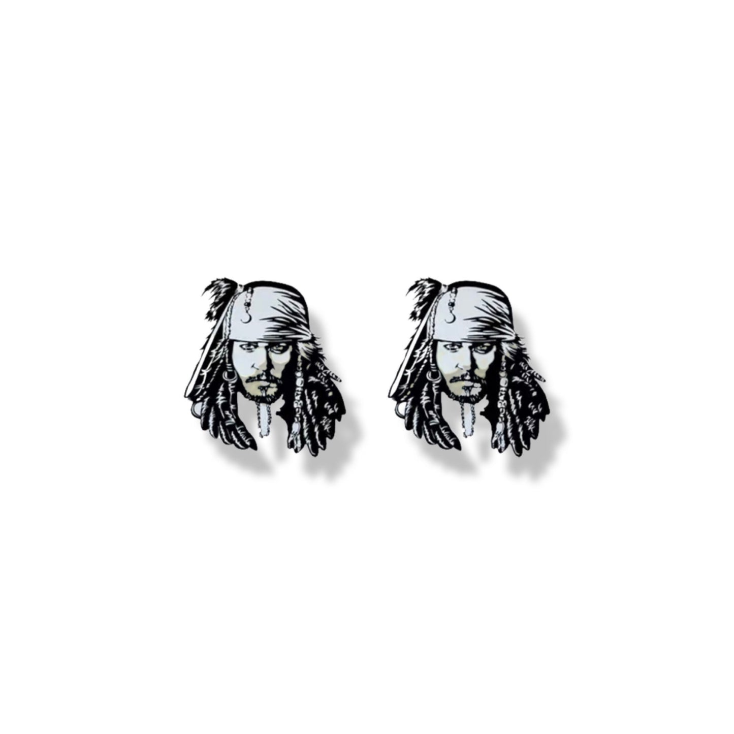 Set Sail in Style: Captain Jack Pirate Stud Earrings – Your Mega Pint Adventure Awaits! - Rhythms of Grace Creative