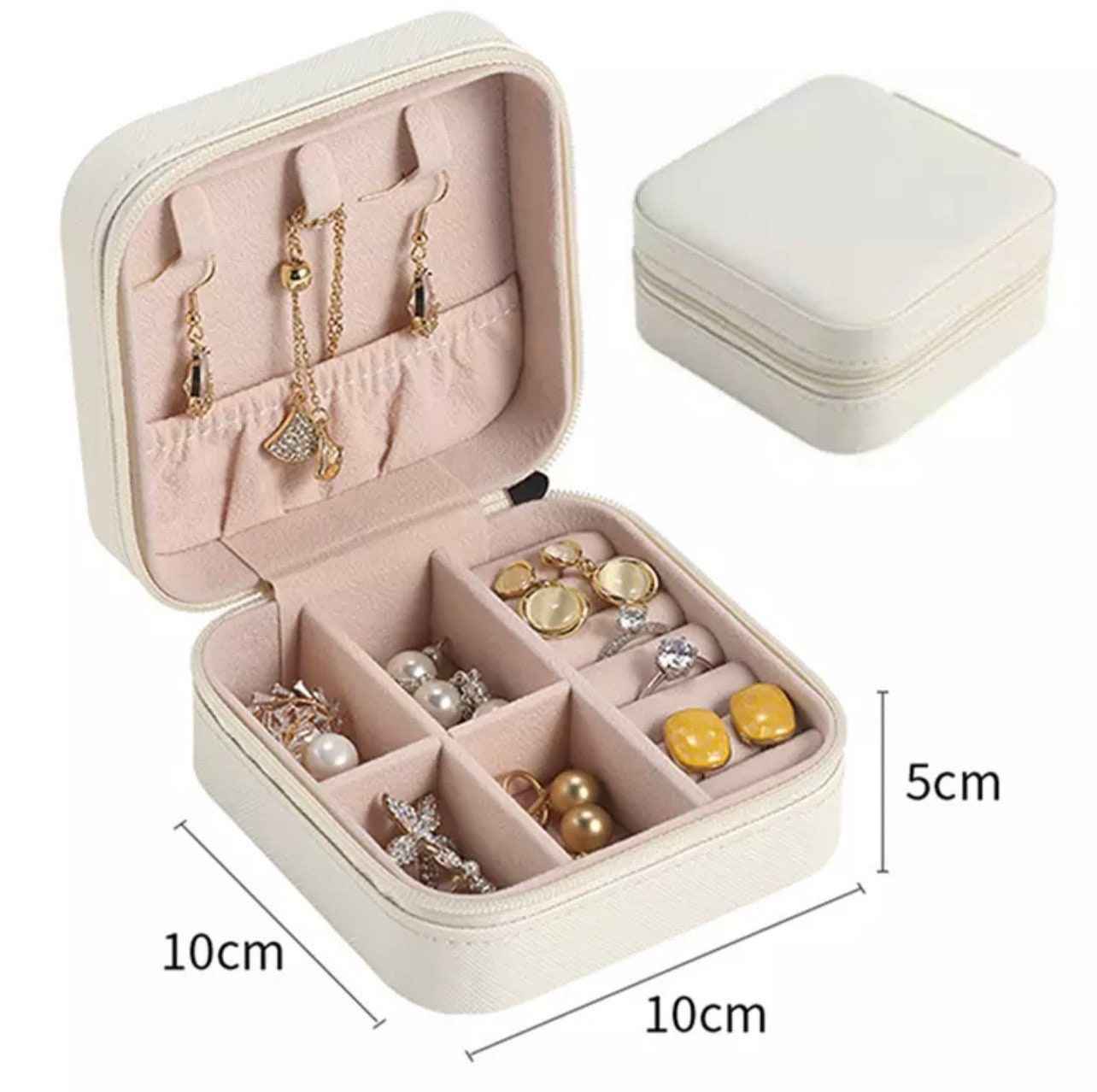 Personalized Travel Jewelry Box – Custom Gift for Bridesmaids, Birthdays & More!