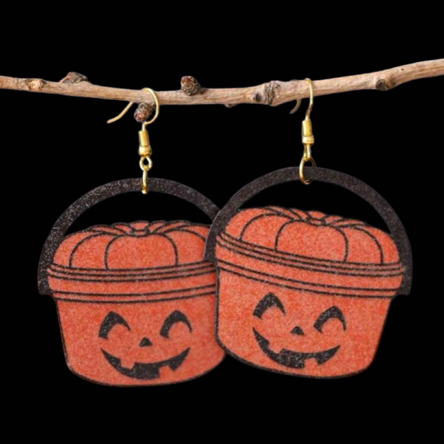 Old School Pumpkin Earrings - Fun Halloween Pumpkin Jewelry, Happy Meal Inspired!